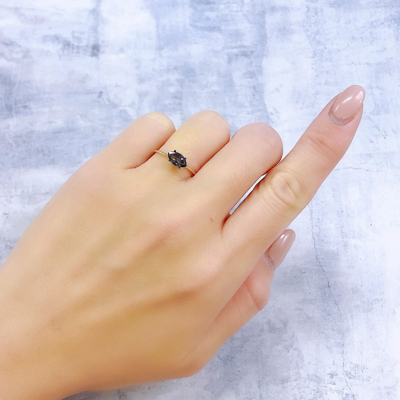カラーチェンジガーネット アレキタイプ(宝石名ガーネット)マダガスカル・ベキリー産 0.73ct 識別済[221219612]7.8x4.4mm前後