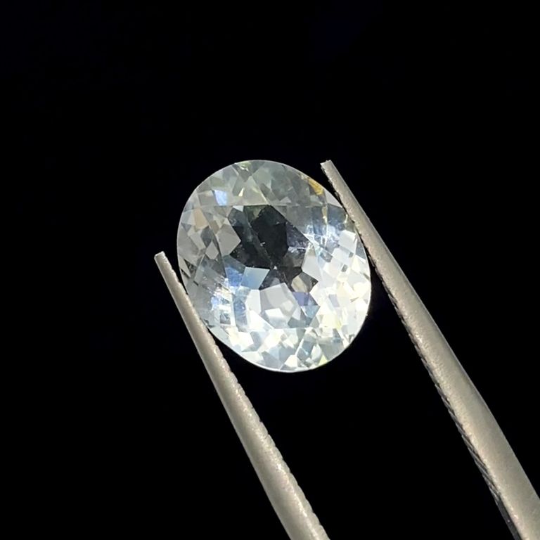 セレスタイト(宝石名セレスタイト)マダガスカル産 ソ付(彩珠) 4.763ct 