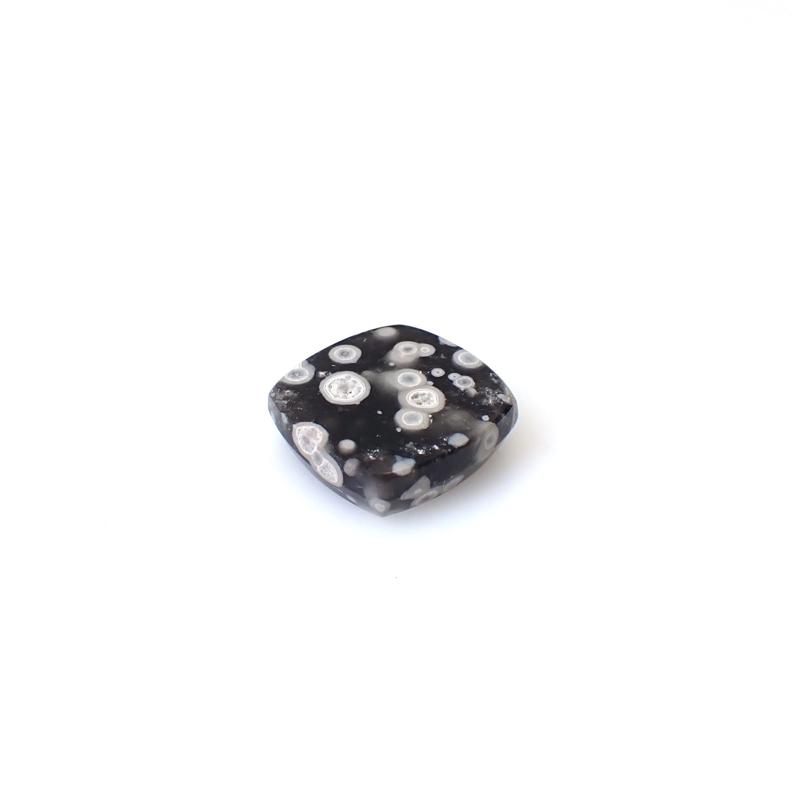 コスミックオブシディアン イタリア産 6.32ct [250730665]13.1x13.1mm前後