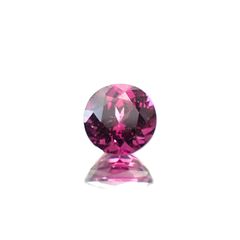 ロードライトガーネット(宝石名ガーネット)ブラジル産 0.72ct 識別済[250530368]5.2x5.2mm前後