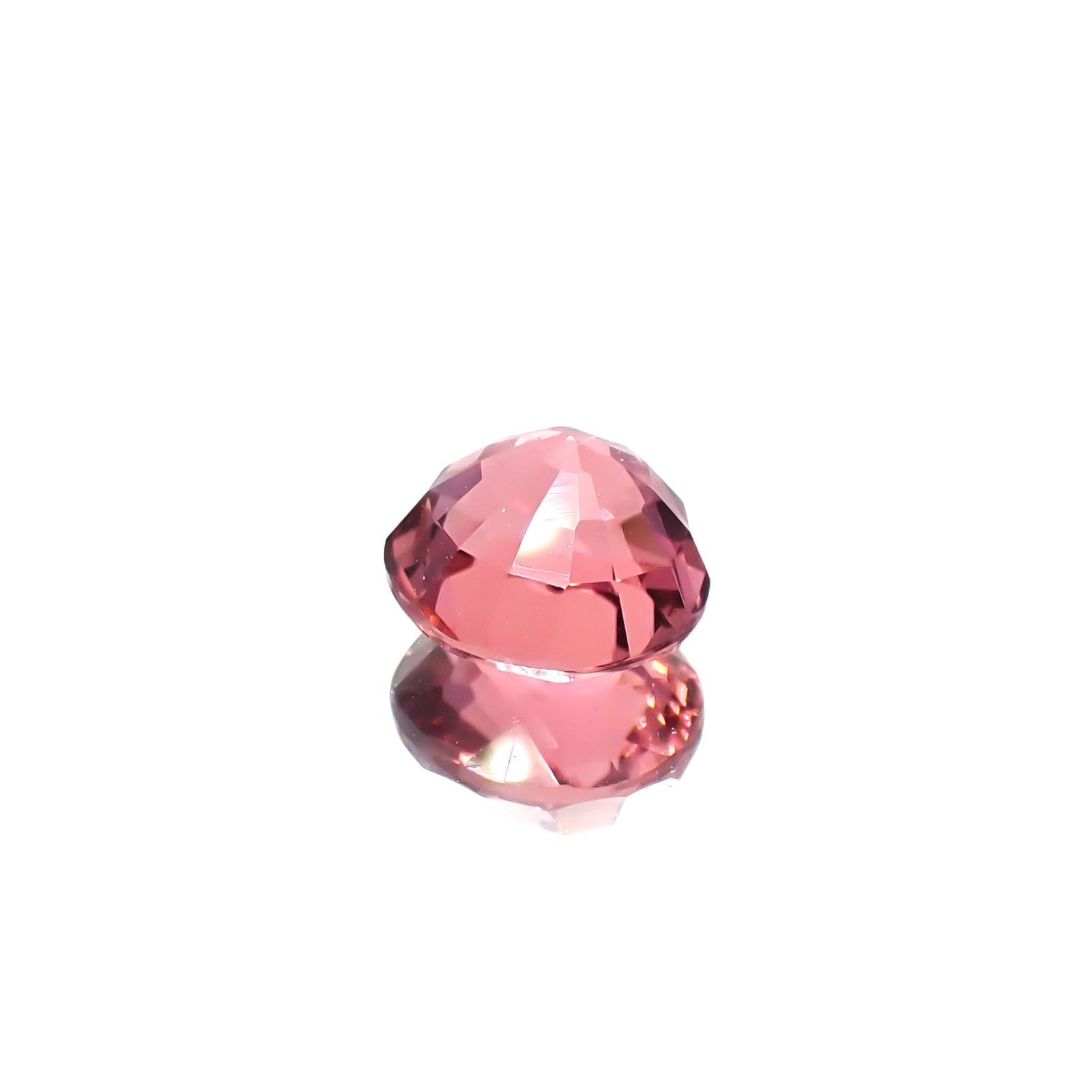 ローズピンクトルマリン(宝石名ピンク・トルマリン)ブラジル/アフリカ産 1.68ct 識別済[240929136]7.6x6.9mm前後