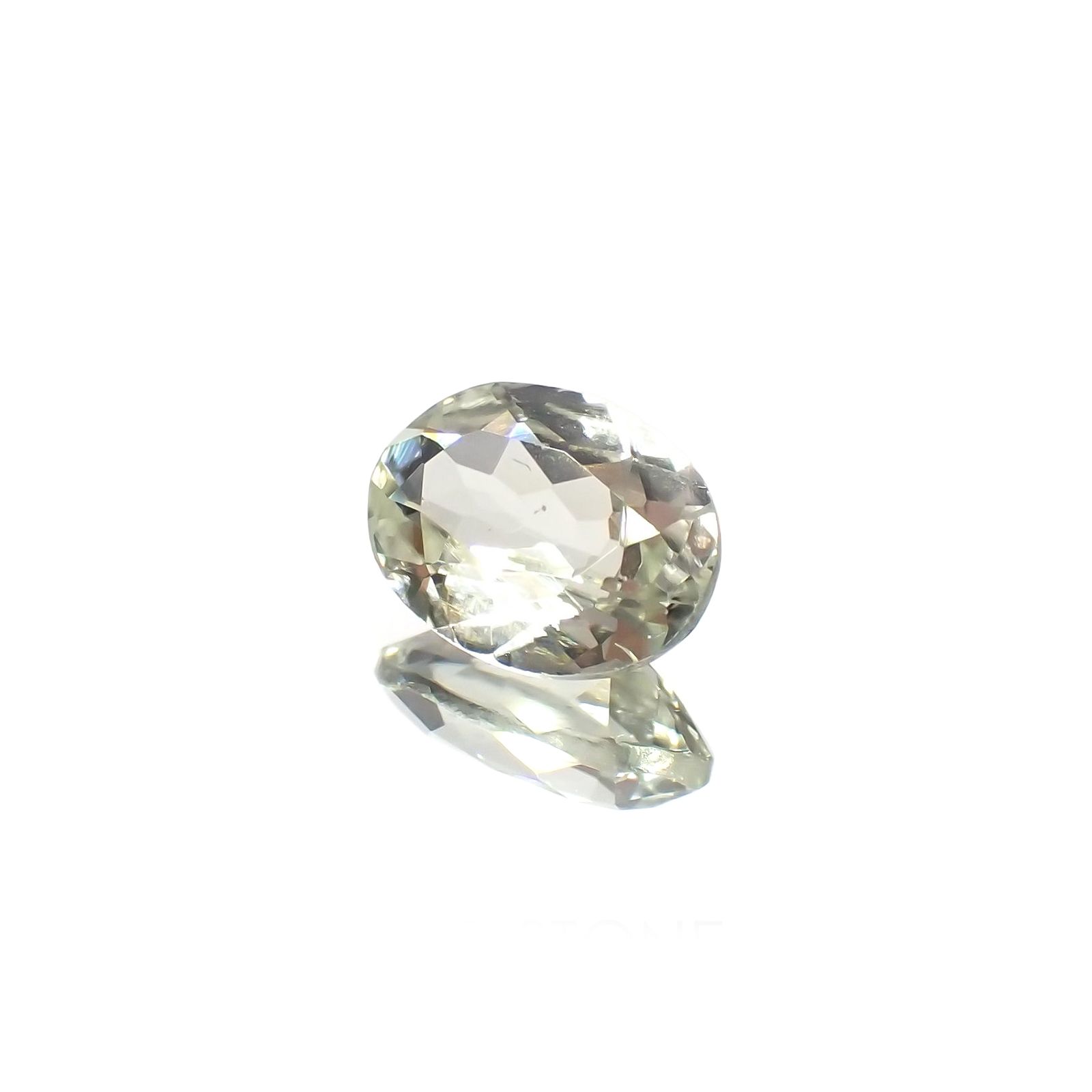 シリマナイト(宝石名シリマナイト)インド産 識別済 1.27ct / 8.1x6.1mm前後 [221018460]