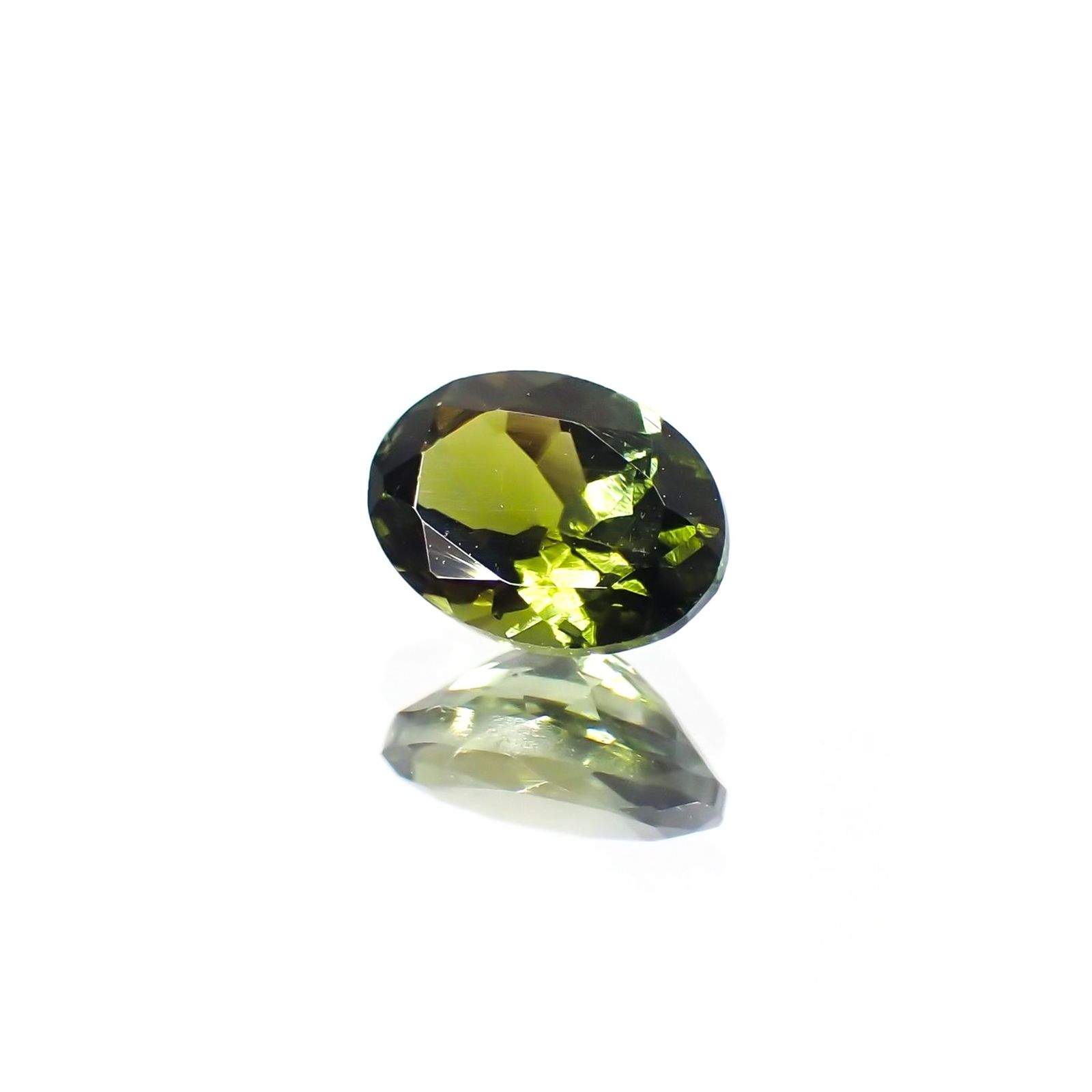 バイカラートルマリン(宝石名トルマリン) ブラジル/アフリカ産 0.89ct 識別済[211013564]7.2×5.2mm前後