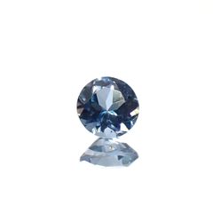 サンタマリアアクアマリン(宝石名アクアマリン)ブラジル産 0.17ct 識別済[240226024]3.6x3.6mm前後