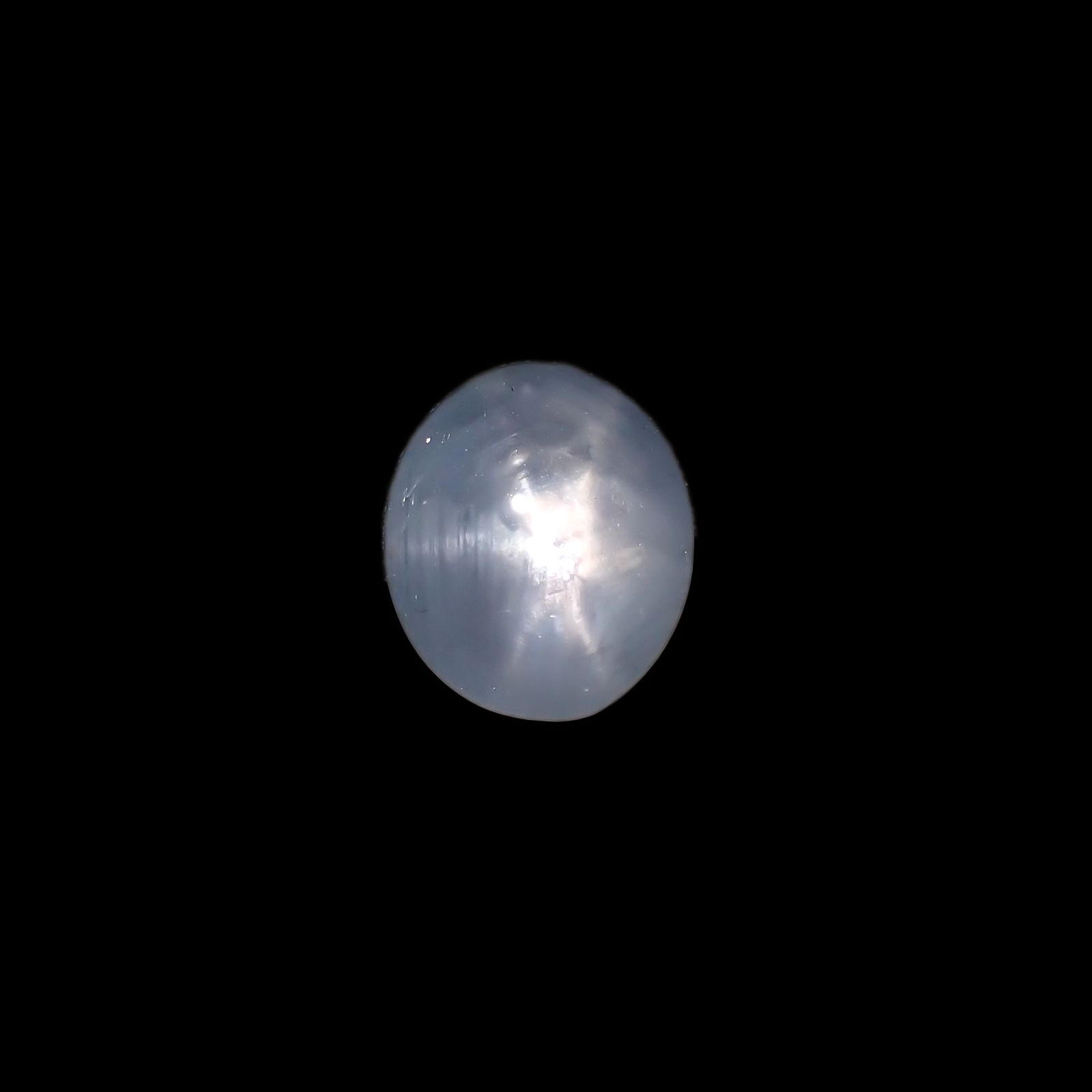 ブルースターサファイア(宝石名スター・サファイア)ビルマ産 1.10ct 識別済[230321217]6.5x5.4mm前後