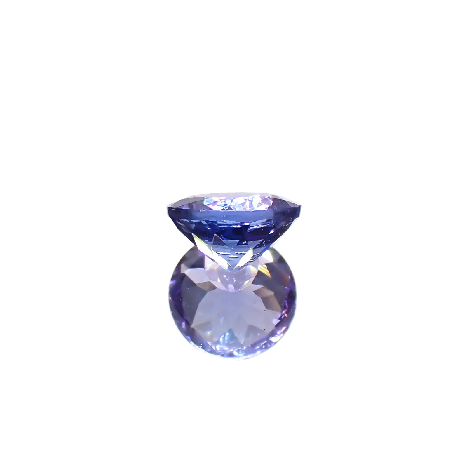 タンザナイト(宝石名タンザナイト)タンザニア産 0.86ct 識別済[240627886]6.1x6.1mm前後