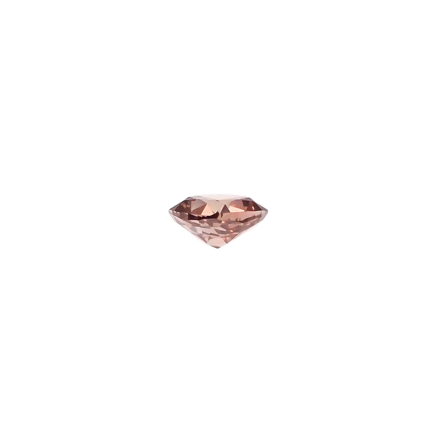 ピンクダイヤモンド(宝石名ダイアモンド VS-1/FANCY DEEP BROWNISH PINK) 0.057ct ソ付(AGT)[250129710]2.3x2.09mm前後