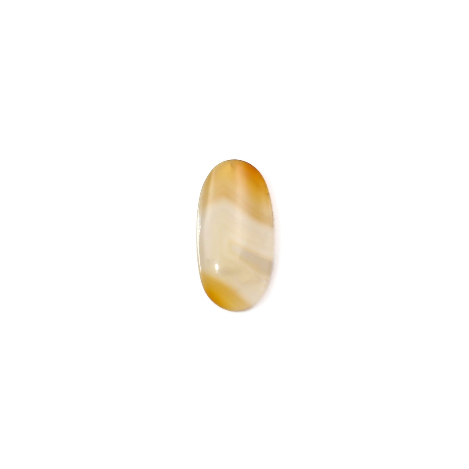 アイリスアゲート スライス インドネシア・スマトラ産 4.51ct[231023658]23.4x11.8mm前後