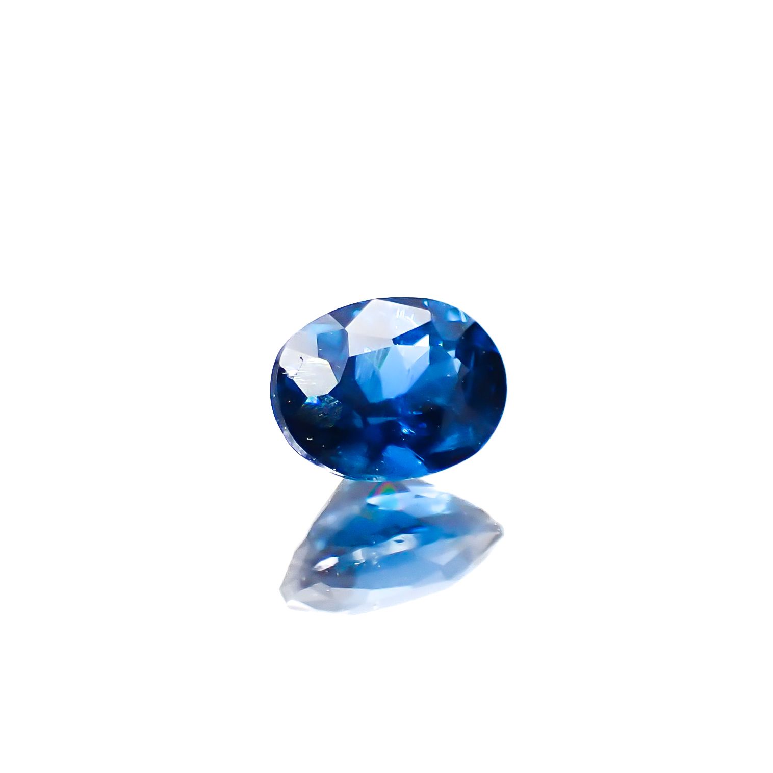 コバルトブルースピネル(宝石名ブルー・スピネル)タンザニア産 0.351ct ソ付(日独)[241229667]4.68x3.6mm前後