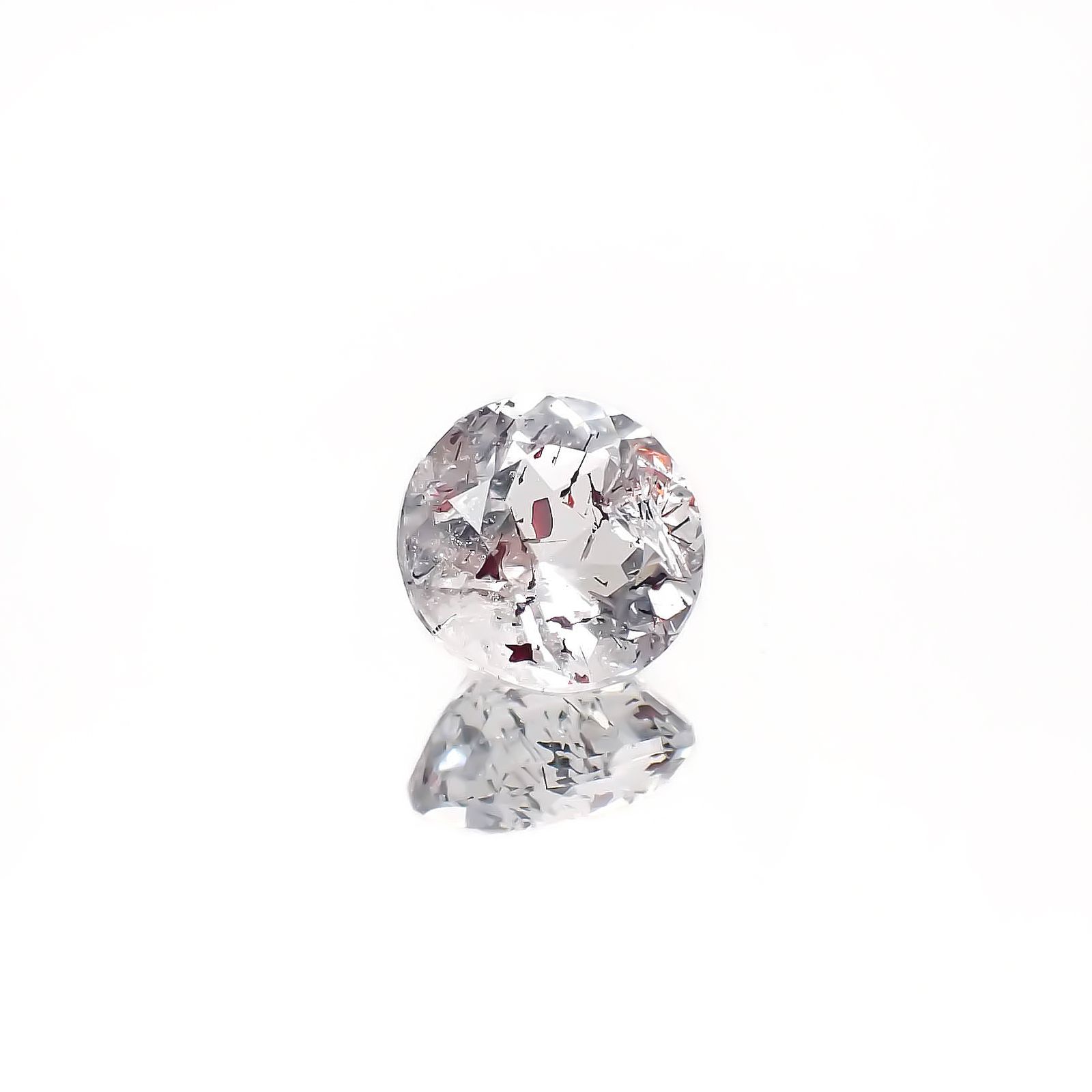 ファイヤークォーツ ナイジェリア産 2.33ct[240326711]8.5x8.4mm前後