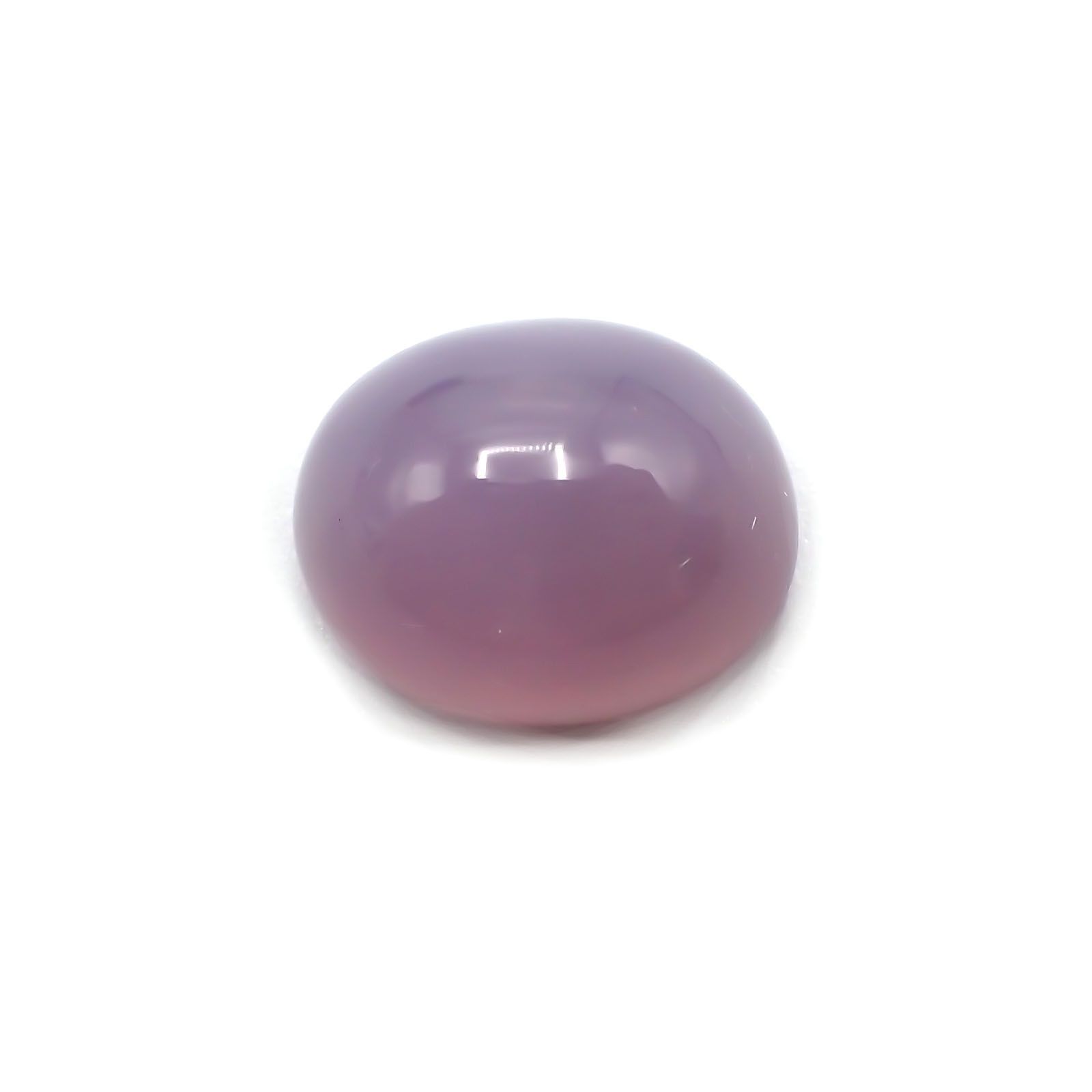 パープルカルセドニー(宝石名カルセドニー)インドネシア産 13.86ct 識別済[231124173]16x13mm前後