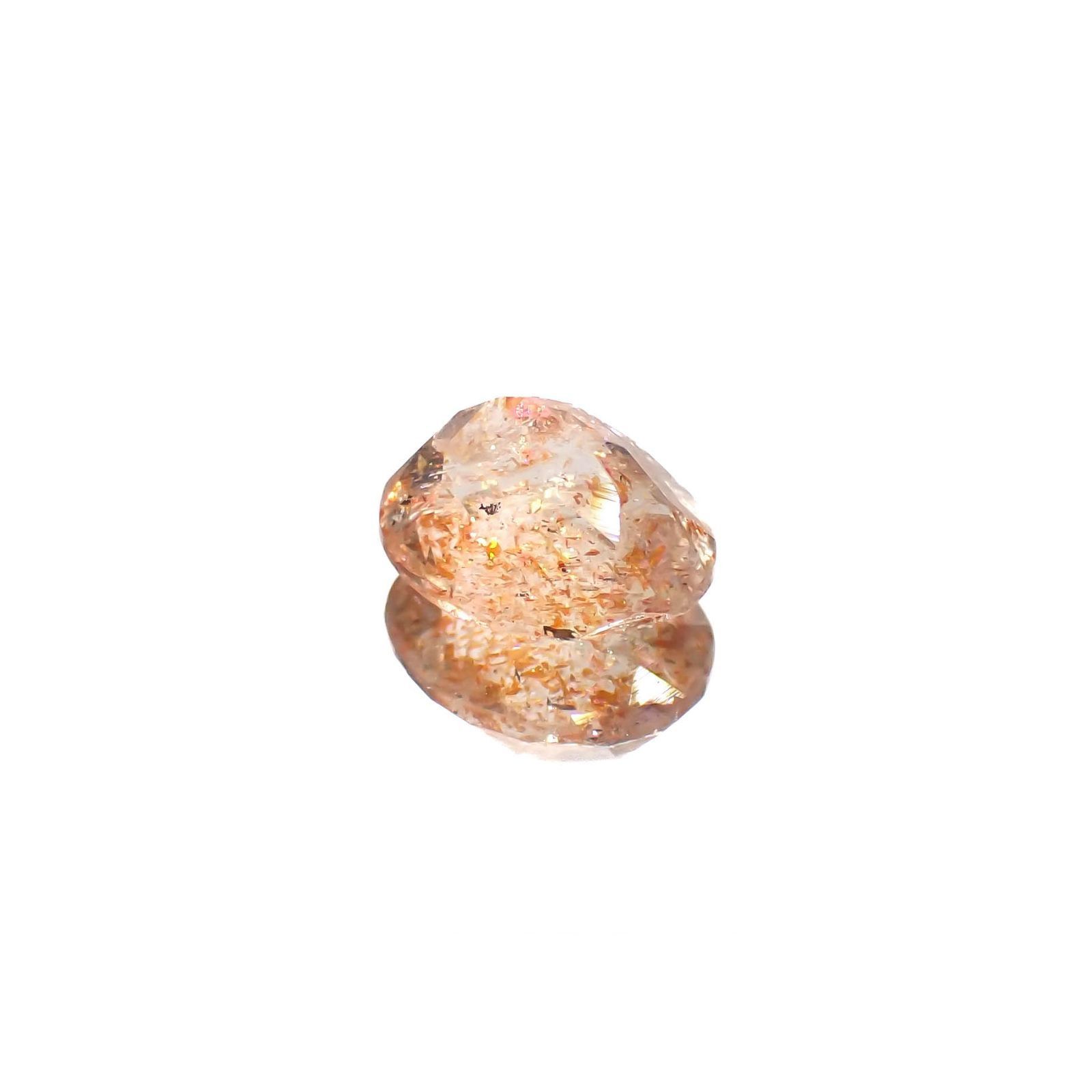 イリュージョンサンストーン タンザニア産 1.85ct / 9x7.2mm前後 [230120118]