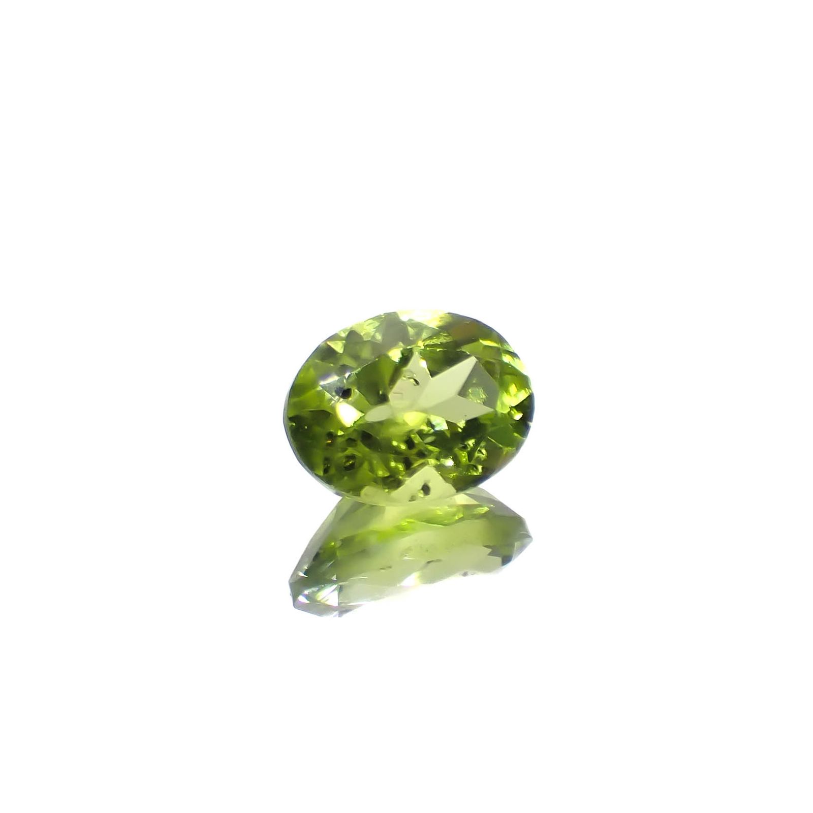 ブラックリリーパッドペリドット アメリカ・アリゾナ州産 1.62ct[240627940]8x6.1mm前後