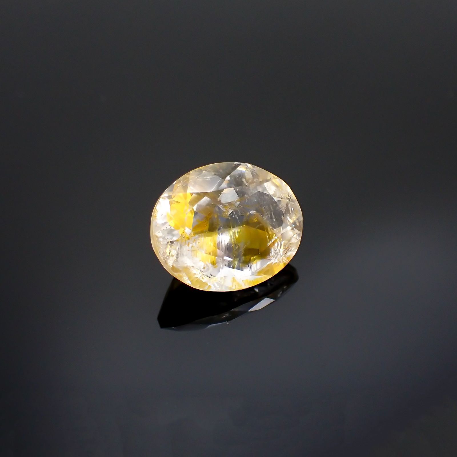 オーロラクォーツ ブラジル・ミナスジェライス産 6.51ct[220114364]14x11.4mm前後