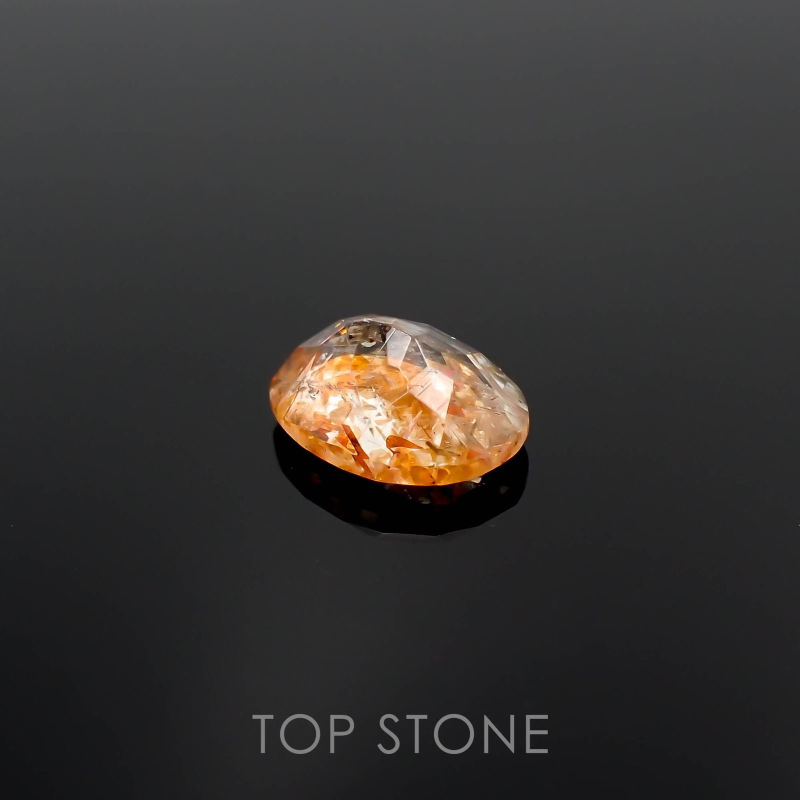 イリュージョンサンストーン タンザニア産 1.51ct[230120120]9.1x7mm前後