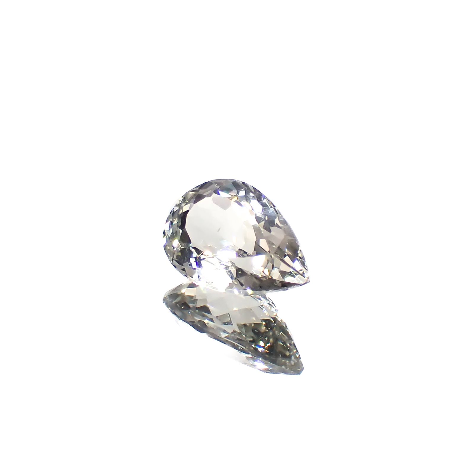 シルバーアパタイト フルオレッセンス アフリカ産 1.27ct[240928962]8.8x5.7mm前後