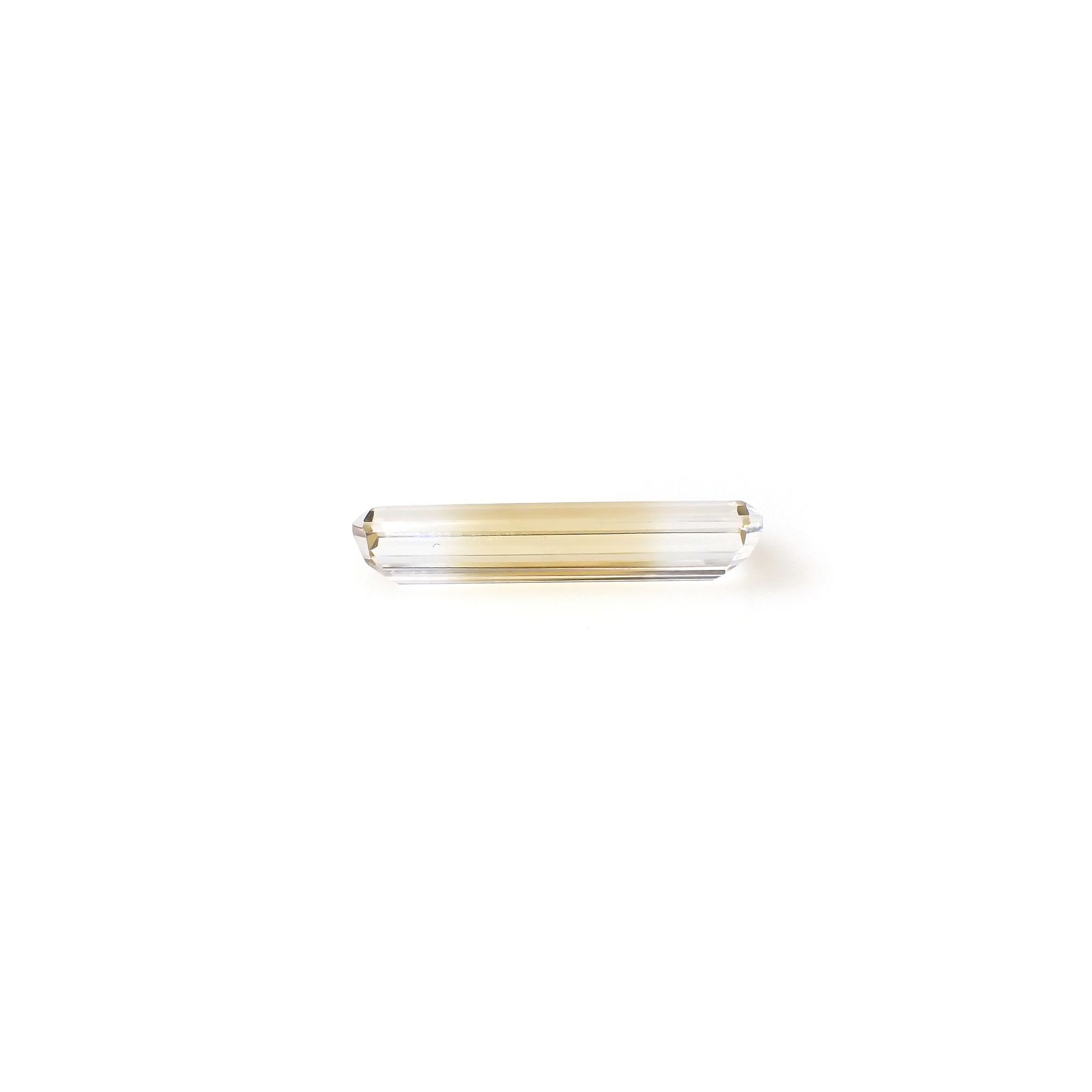 バイカラーシトリン ブラジル・ミナスジェライス州産 5.92ct[240326455]22.8x6.5mm前後