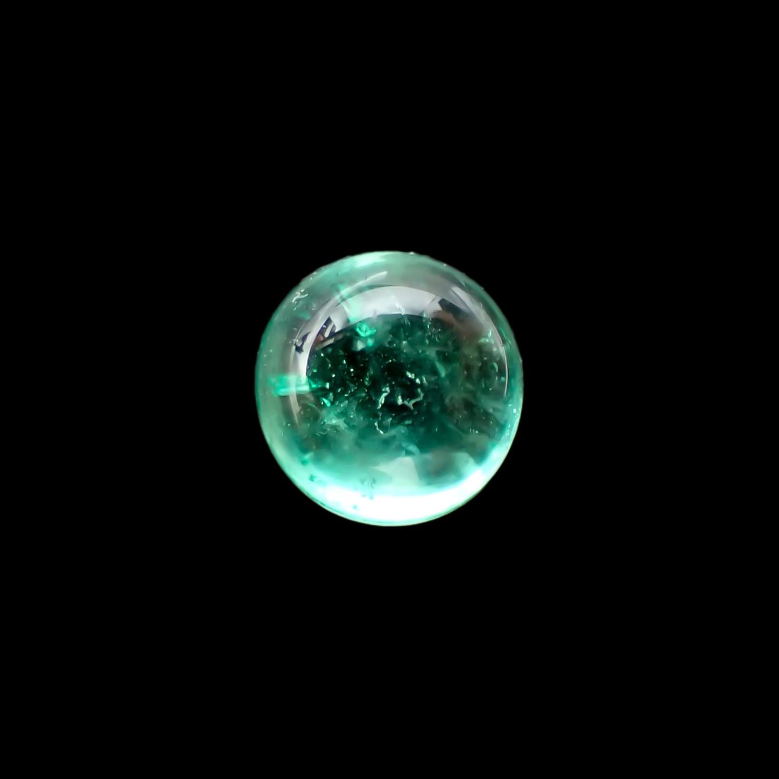 エメラルド(宝石名エメラルド)コロンビア産 0.49ct 識別済[231023868]4.7x4.6mm前後