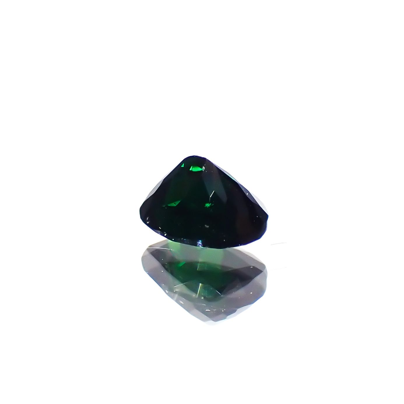 クロムトルマリン(宝石名クロム・トルマリン)タンザニア産 0.23ct 識別済[231023995]4.4x3.3mm前後