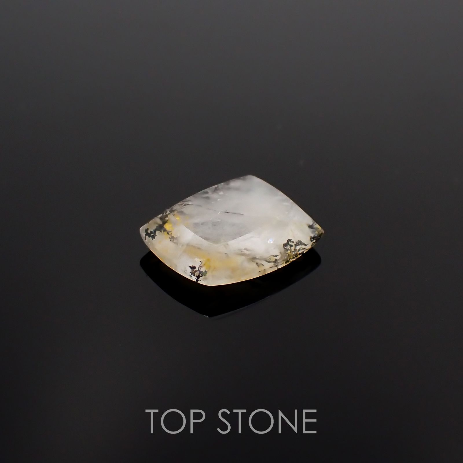 デンドリチッククォーツ ブラジル産 3.30ct[230120006]11.8x9.6mm前後
