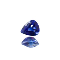 サファイア(宝石名サファイア)スリランカ/マダガスカル産 識別済 0.46ct / 4.9x4.2mm前後 [220917642]