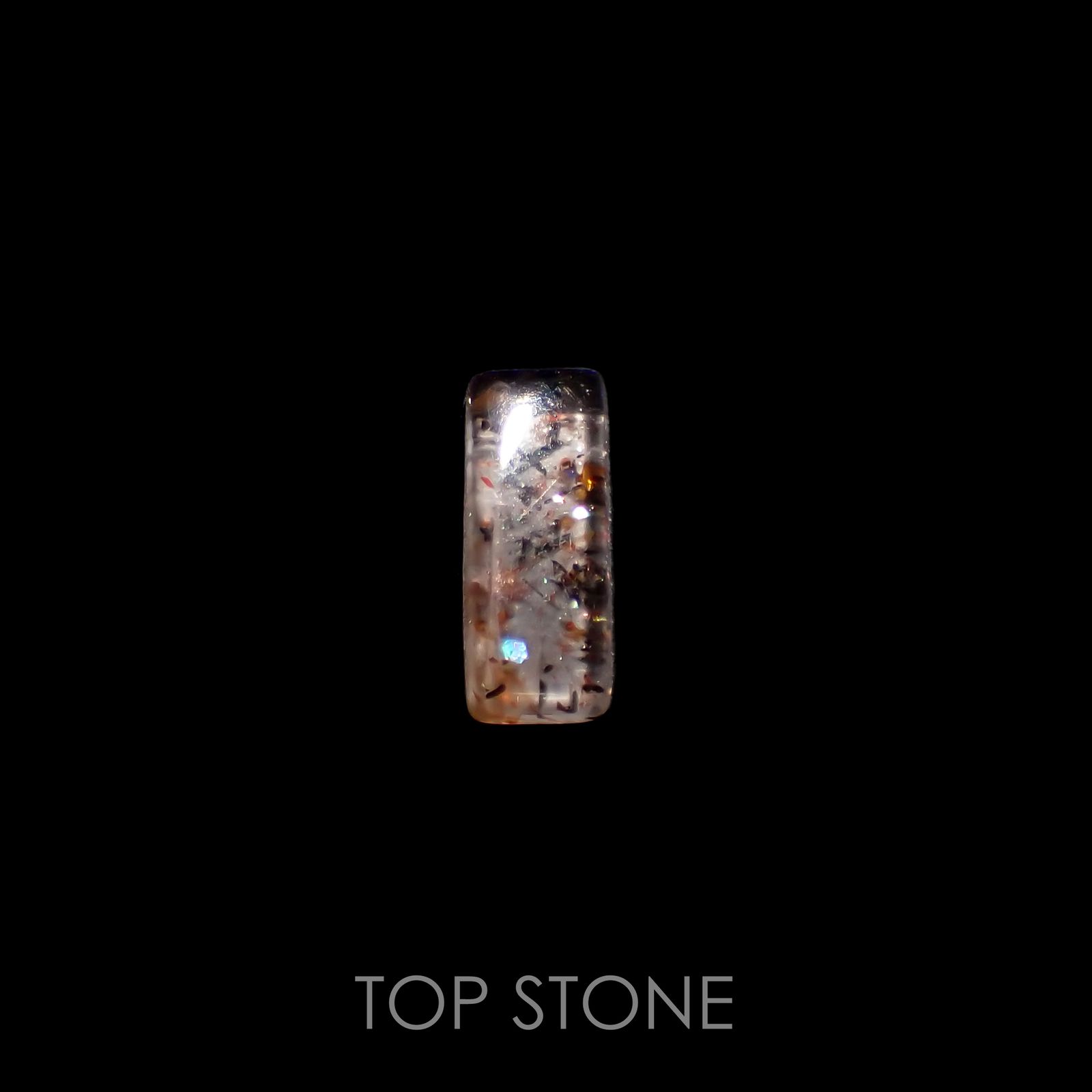 レインボーラティスサンストーン オーストラリア産 0.43ct[230220745]7.1x2.9mm前後