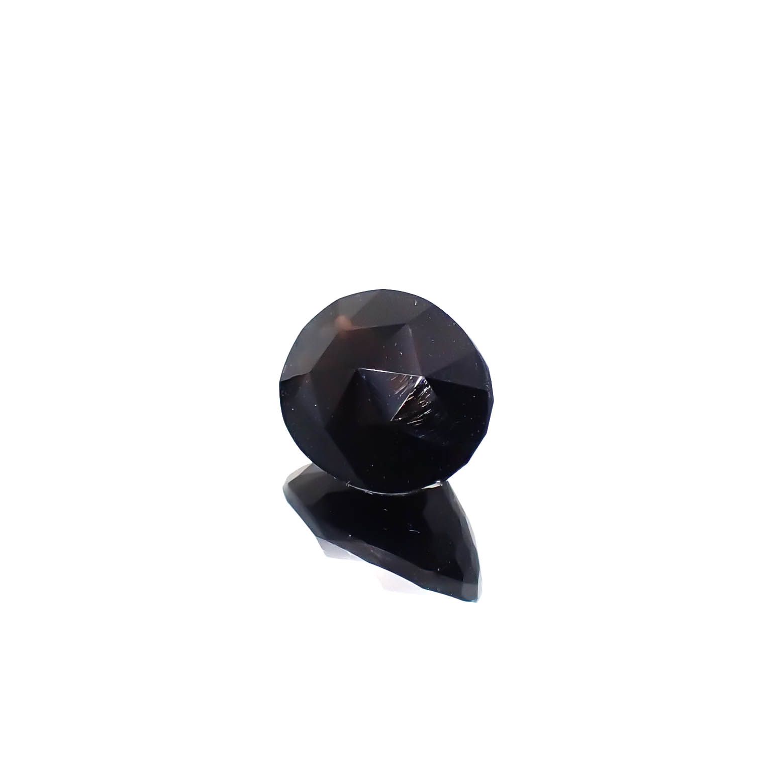 ◇カスタムローズカット◇モリオン チベット産 3.53ct[240427376]11.4x8.6mm前後