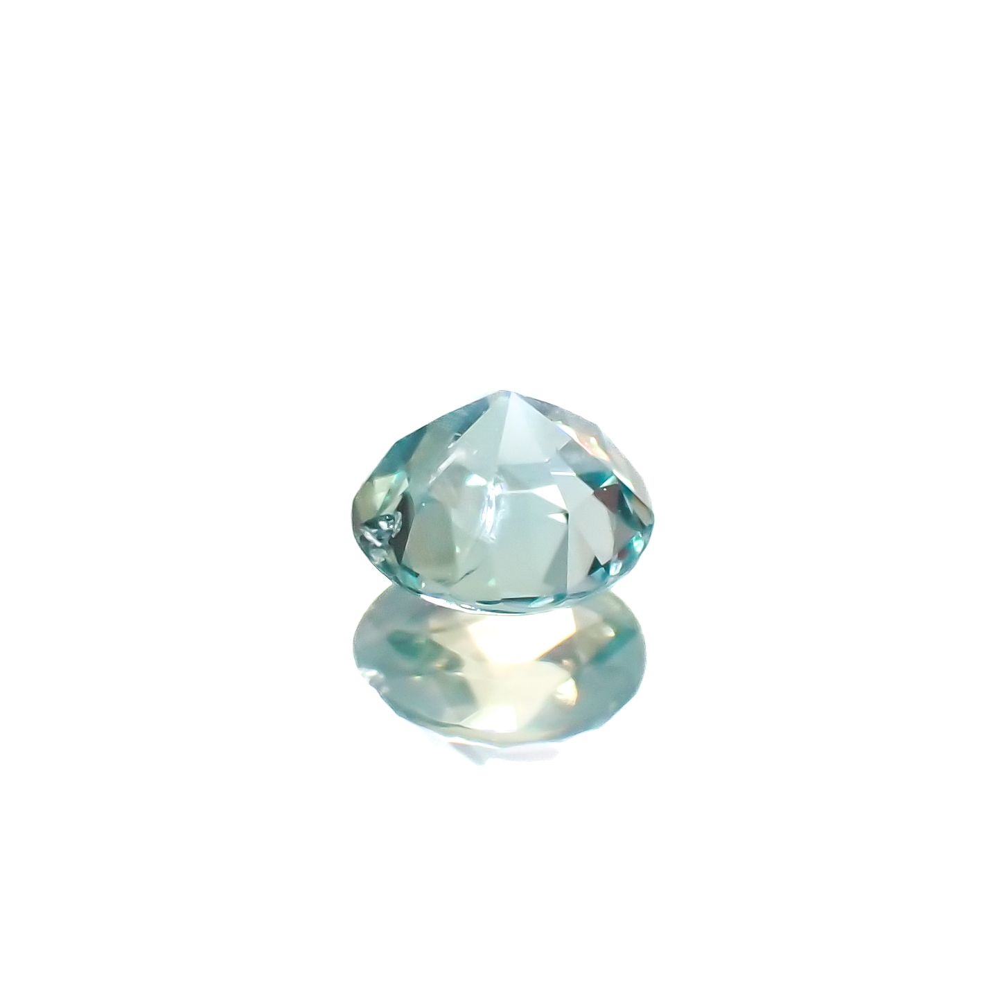 シルキーアレキサンドライト(宝石名アレキサンドライト)ブラジル・ミナスジェライス州ヘマチタ鉱山産 0.25ct 識別済[240527403]3.8x3.8mm前後