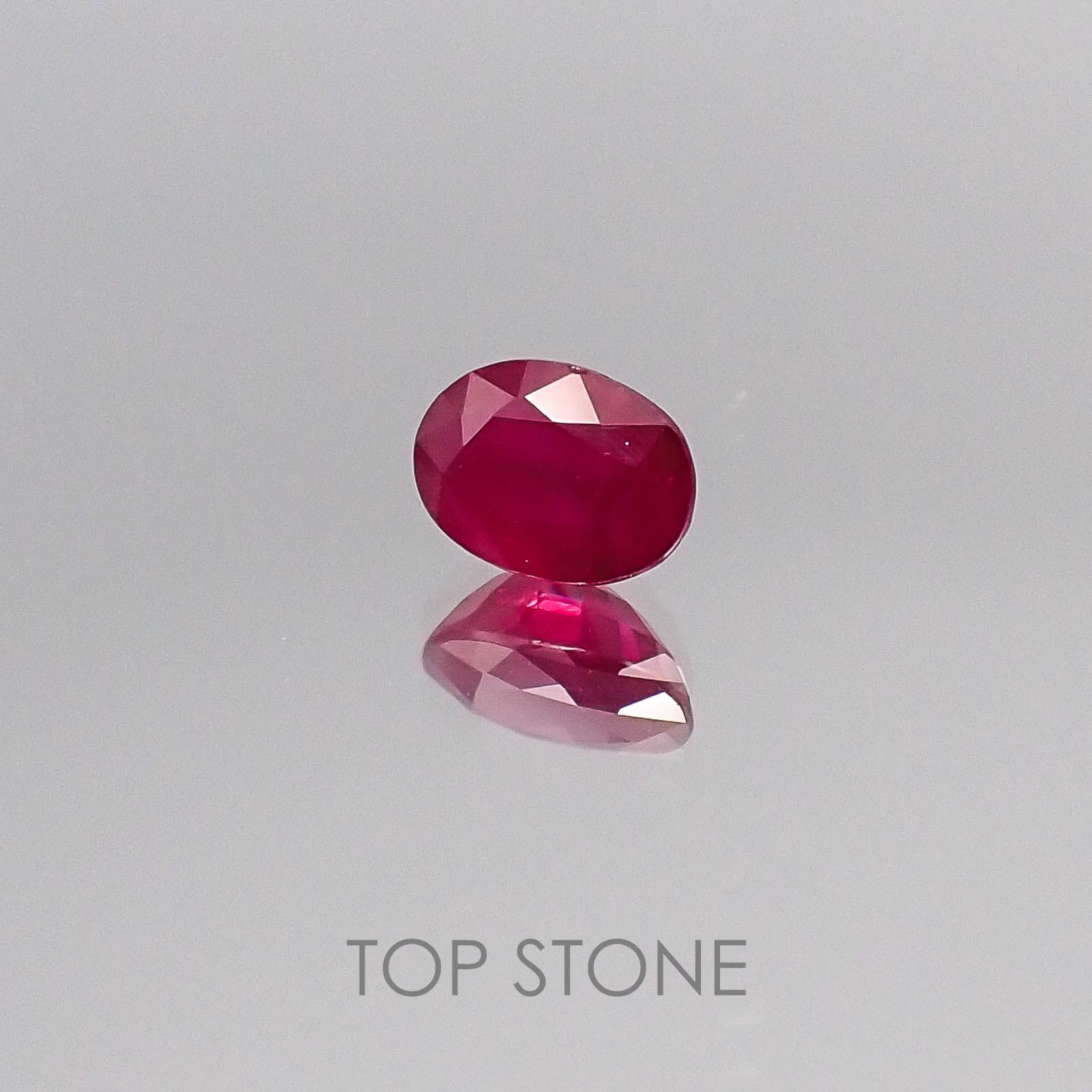 ルビー ビルマ産 ルース 0.80ct[20052367]6×4.2mm前後