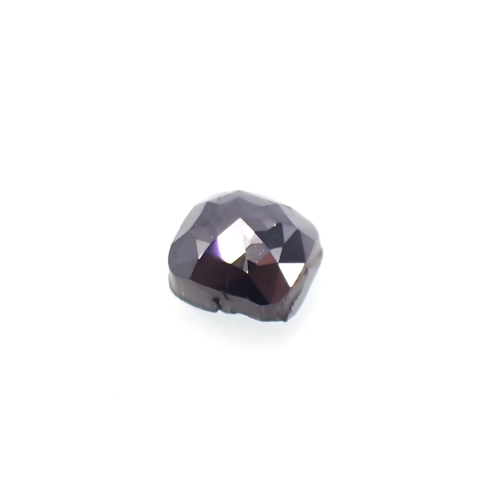 ブラックダイヤモンド(宝石名ダイアモンド) ジンバブエ産 0.51ct 識別済[210812805]4.3×4mm前後