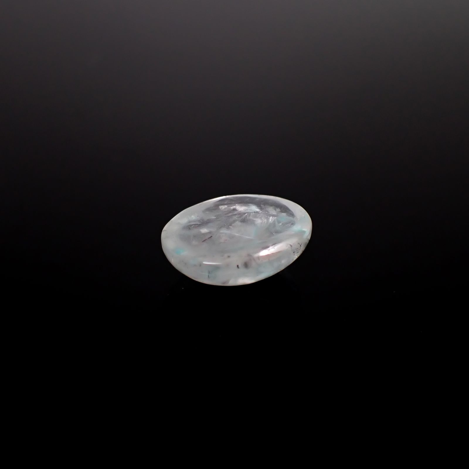 アホイトインクォーツ 南アフリカ・メッシーナ鉱山産 11.49ct [241029317]17.7x14.6mm前後