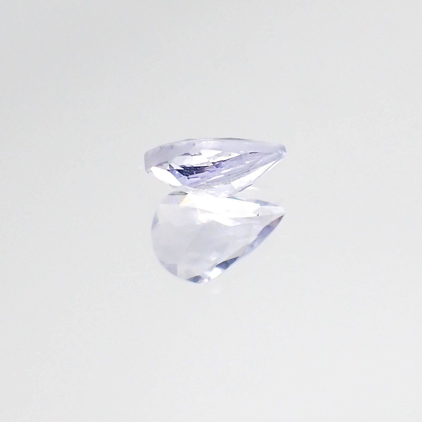 ラベンダーゾイサイト(宝石名ゾイサイト)タンザニア産 0.53ct 識別済[230522017]6.8x4.7mm前後