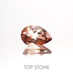 バイカラートルマリン(宝石名バイカラー・トルマリン) コンゴ民主共和国産 1.865ct ソ付(彩珠)[211013601]10×6.9mm前後