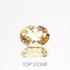 イエローベリル(宝石名イエロー・ベリル)ブラジル産 1.15ct 識別済[211113654]8x6.1mm前後