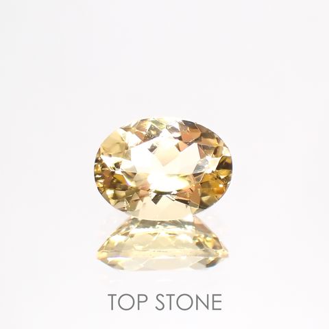 イエローベリル(宝石名イエロー・ベリル)ブラジル産 1.15ct 識別済[211113654]8x6.1mm前後