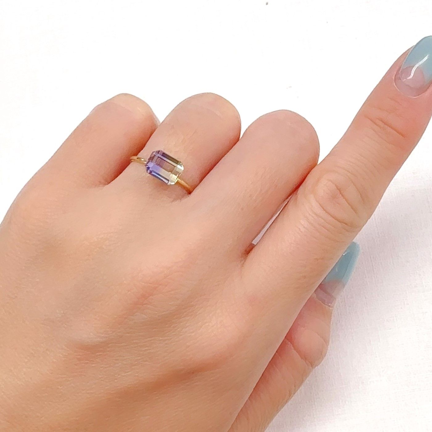 アメトリン ボリビア産 1.50ct[240928880]7.8x6mm前後
