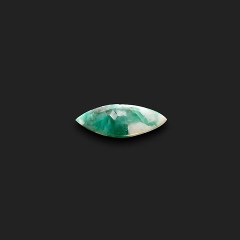 マトリックスエメラルド(エメラルドインクォーツ/フェルドスパー) ブラジル産 2.73ct[240326494]16.5x6mm前後