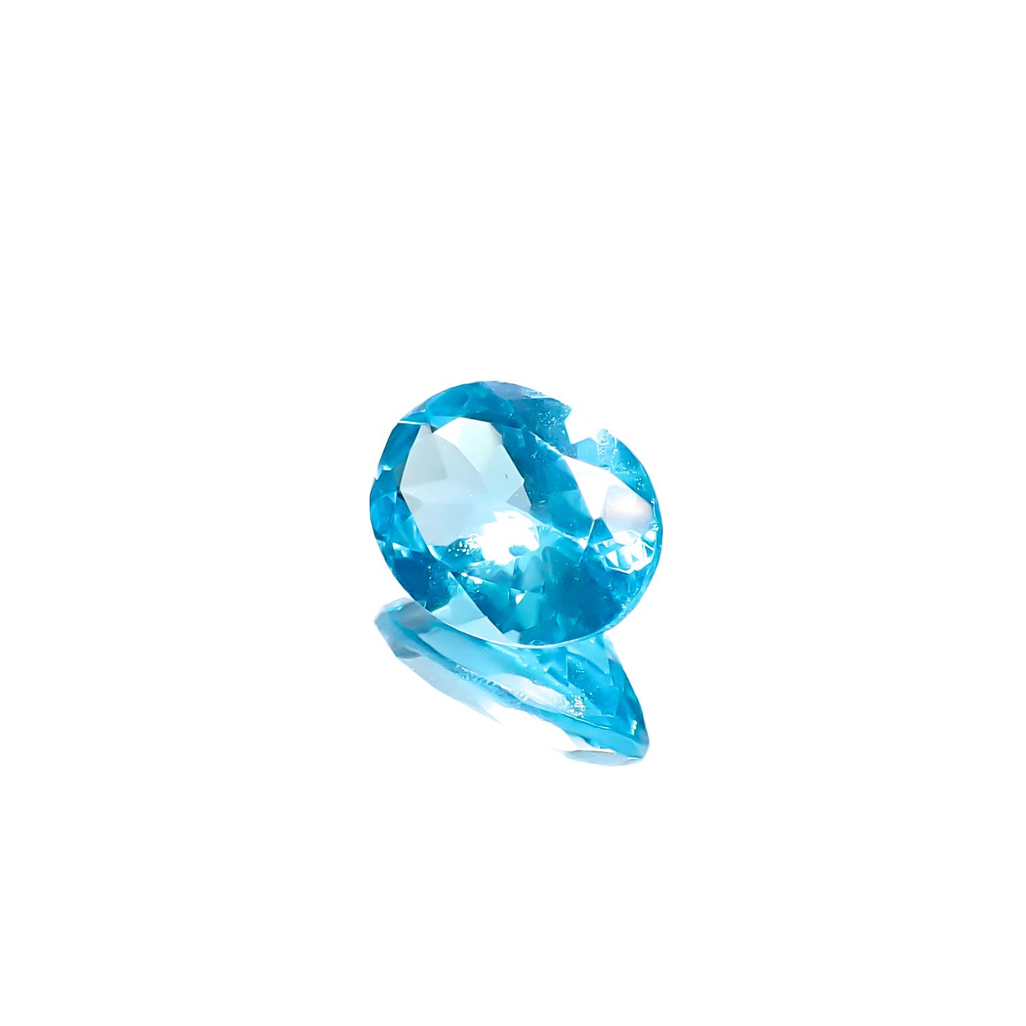 アパタイト アフリカ産 1.22ct [241229519]8.1x6mm前後