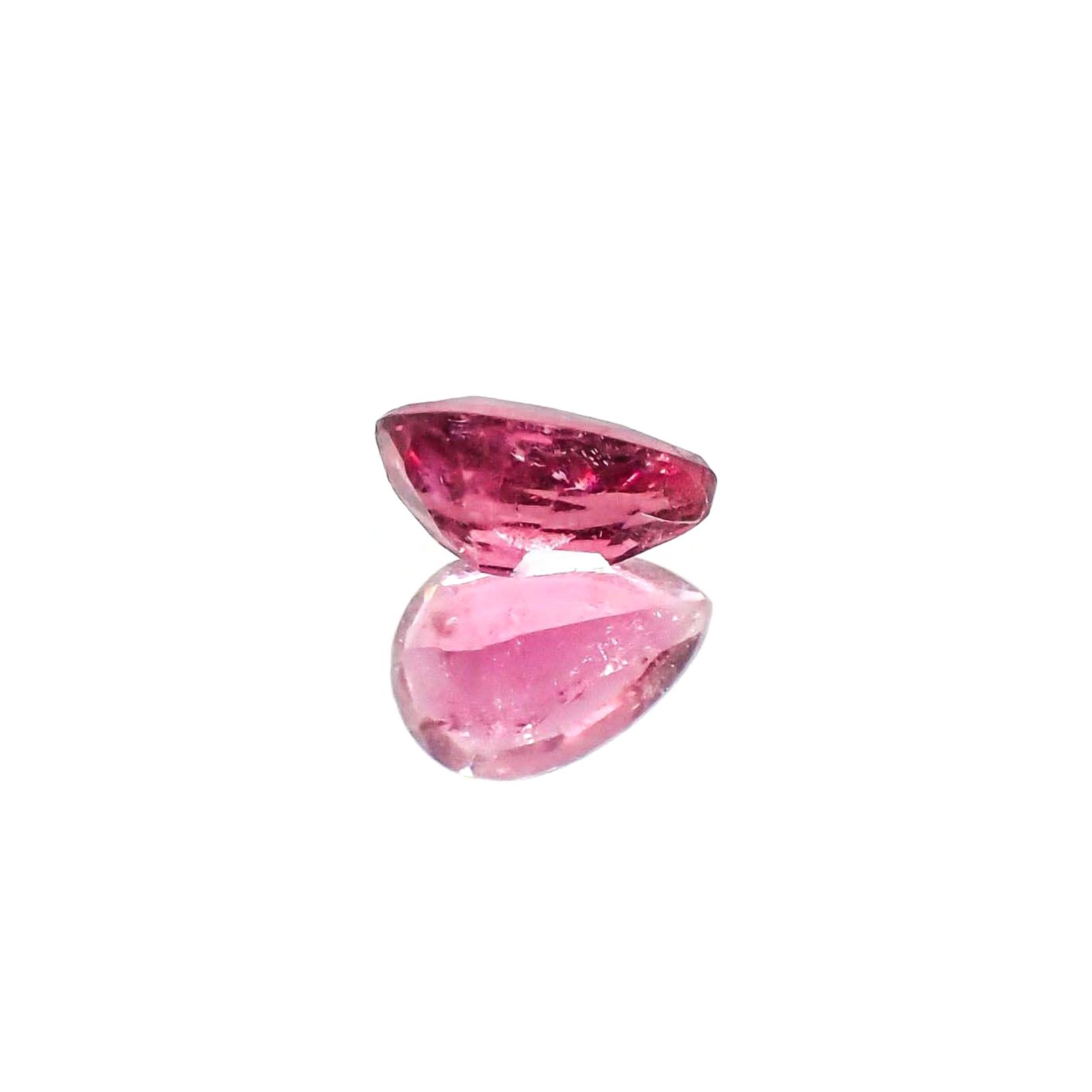 ピンクトルマリン(宝石名ピンク・トルマリン)ブラジル産 識別済 0.73ct / 7.1x4.9mm前後 [230722941]