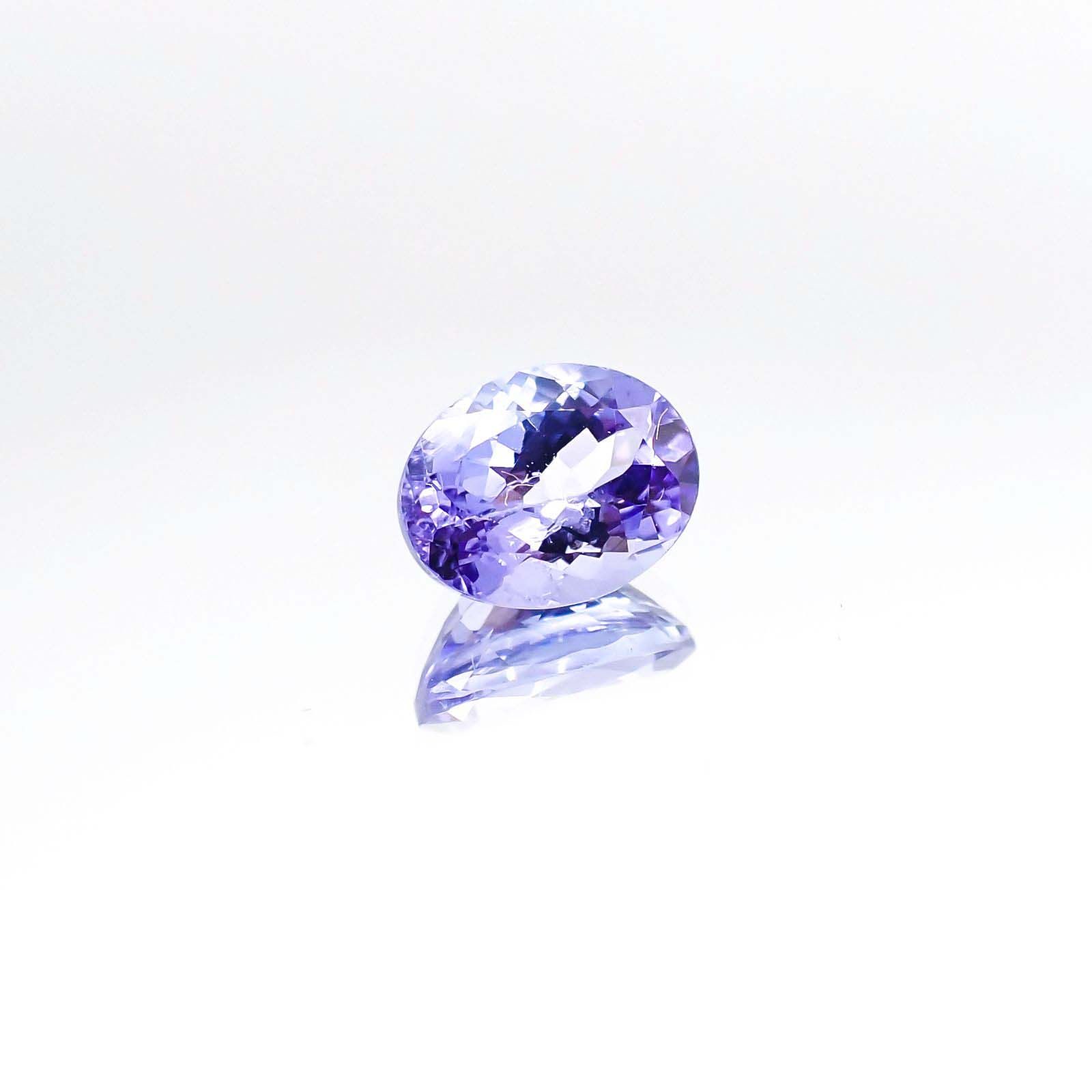 タンザナイト(宝石名タンザナイト)タンザニア産 1.74ct 識別済[230723006]8.5x6.5mm前後