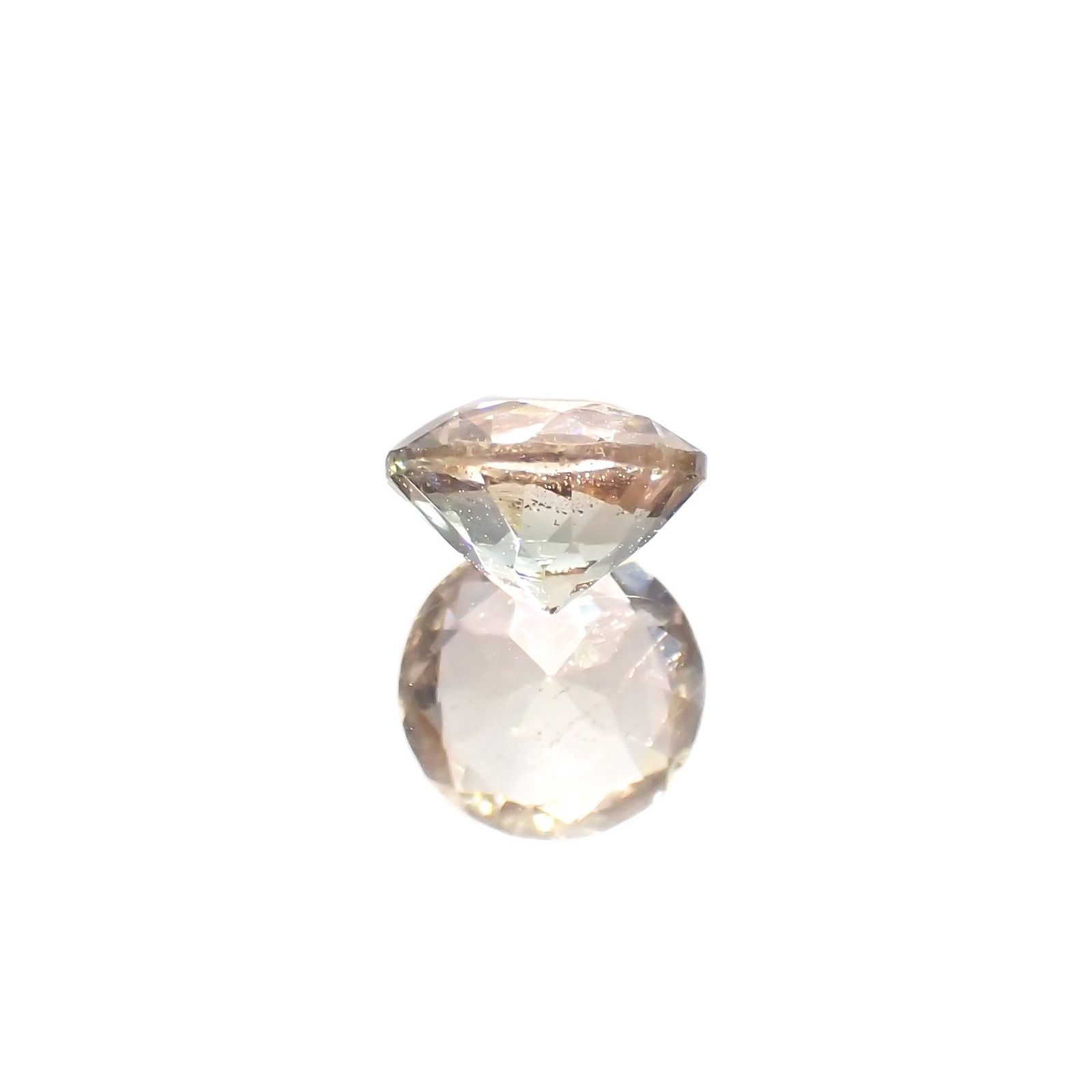 バイカラーオレゴンサンストーン アメリカ・オレゴン州産 0.74ct / 6x6mm前後 [230220678]