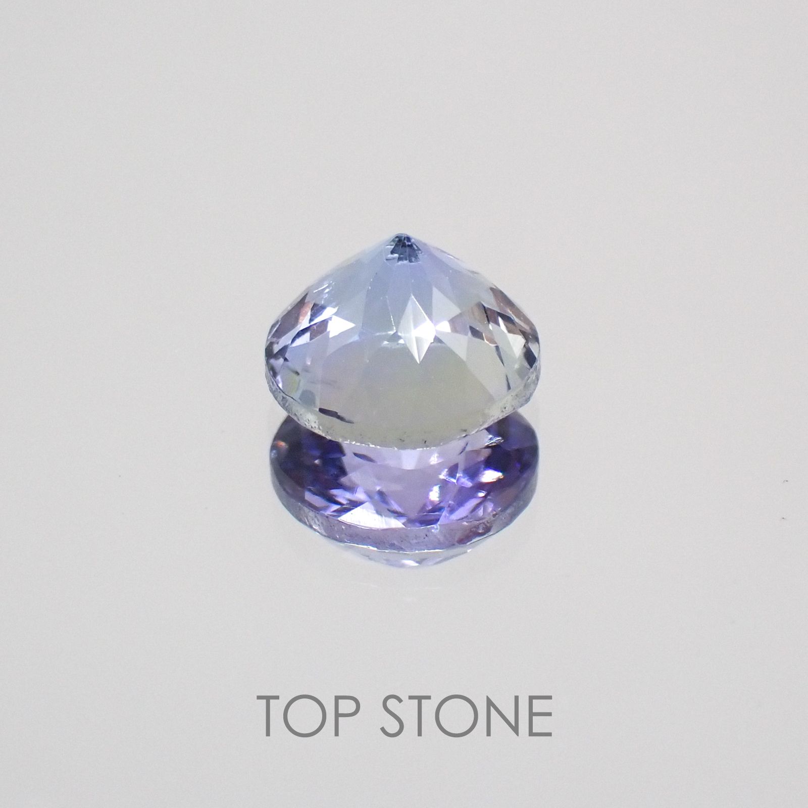 バイカラータンザナイト(ゾイサイト) タンザニア産 ルース 1.05ct[210410574]6.2×6.2mm前後