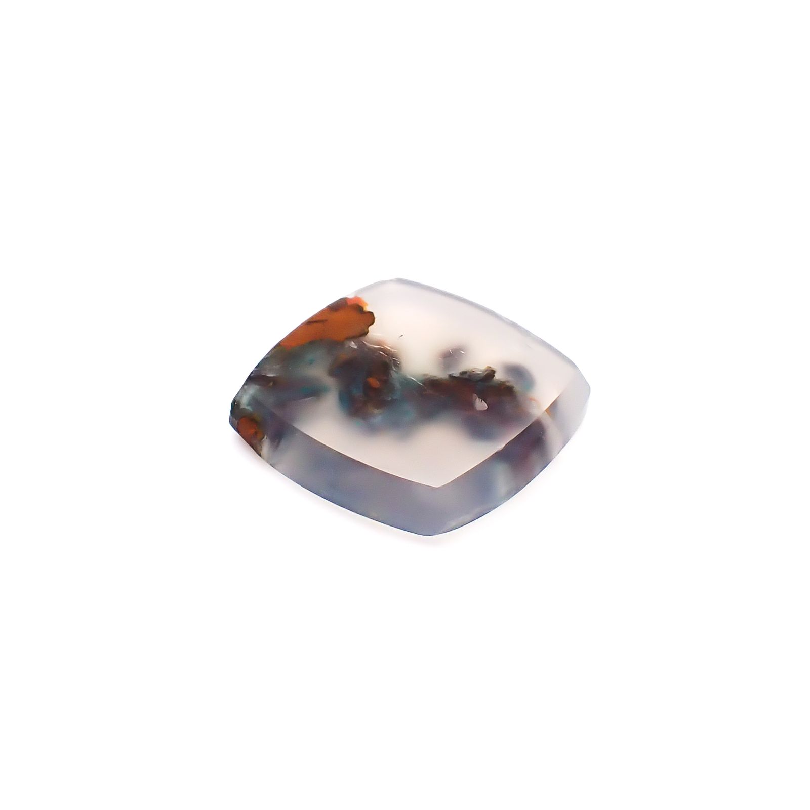 コッパークリソコラインカルセドニー インドネシア産 11.45ct / 16.4x16.3mm前後 [260932800]