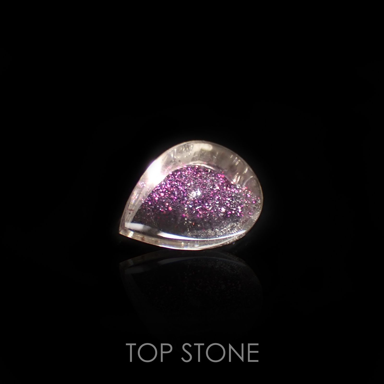 ティンカーベルクォーツ ブラジル産 ルース 3.58ct[210811963]12.4×9mm前後