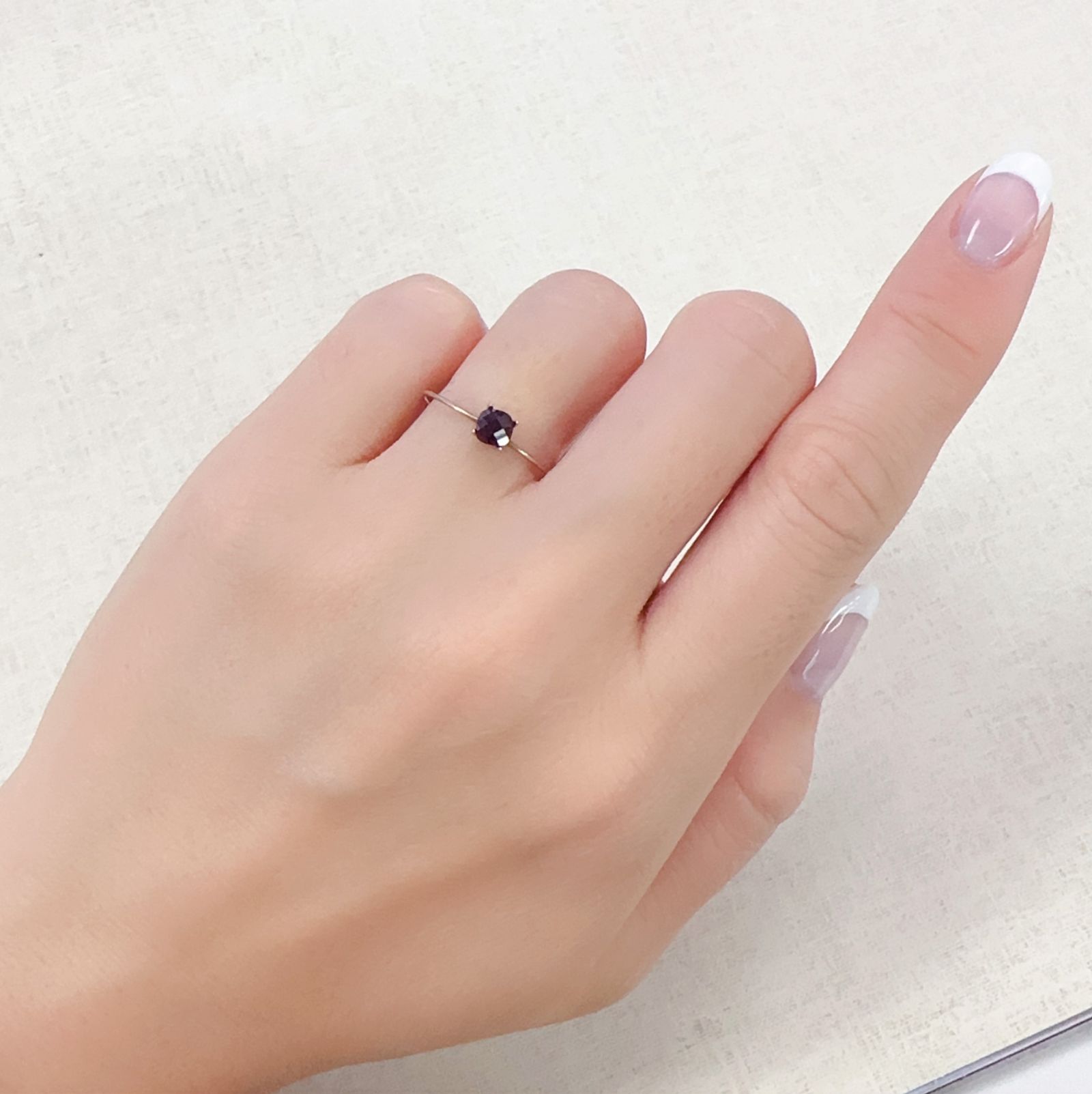 ◇チェッカーカット◇アントヒルガーネット(クロムパイロープガーネット) アメリカ・アリゾナ州産 0.40ct[230722882]4.1x4.1mm前後