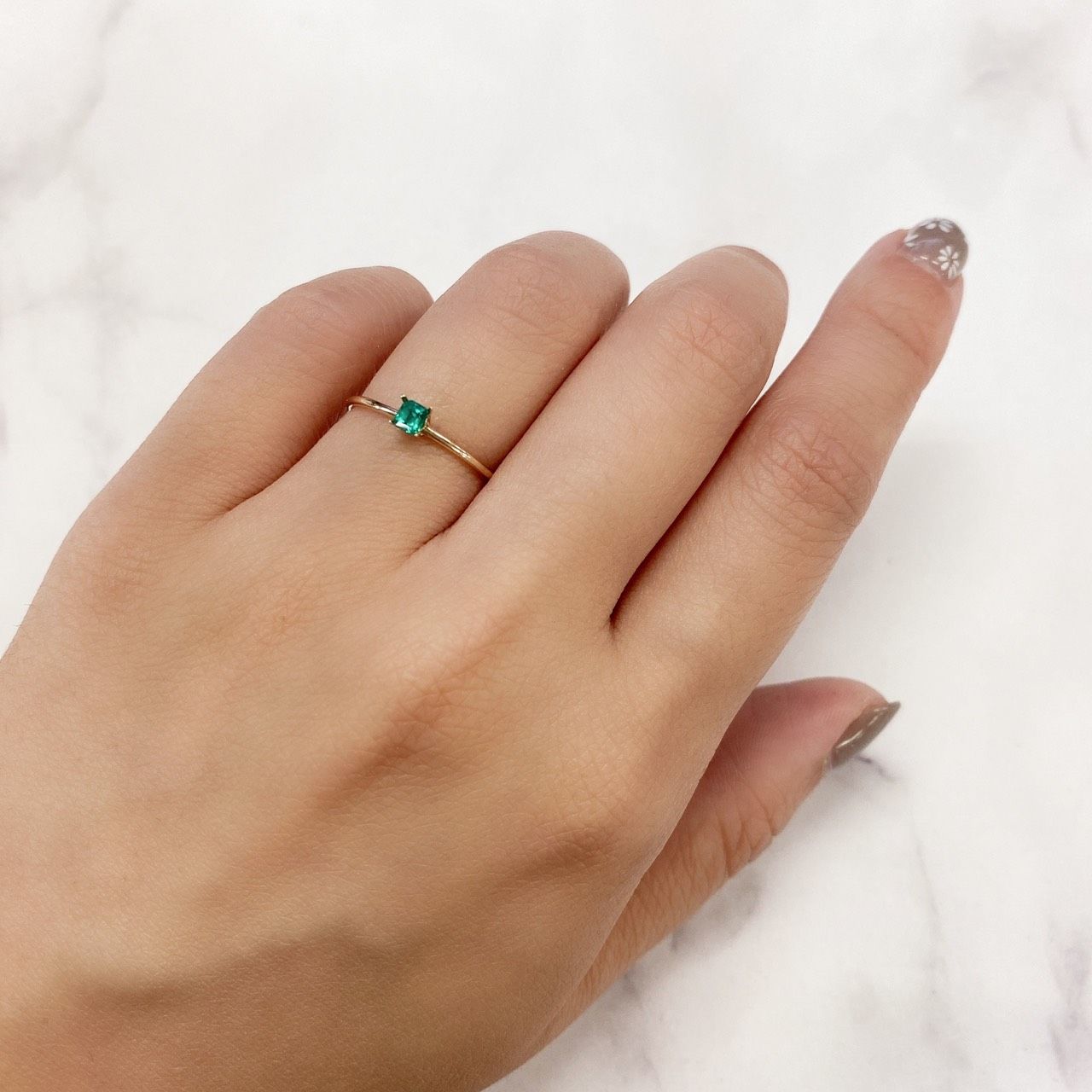 エメラルド コロンビア産 ルース 0.11ct[201912836]2.9×2.7mm前後