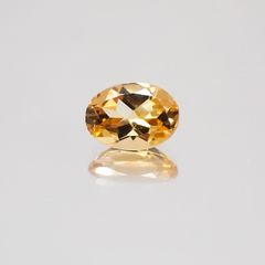 インペリアルガーネット(宝石名ヘソナイト・ガーネット)スリランカ産 0.85ct 識別済[231224368]6.8x4.9mm前後