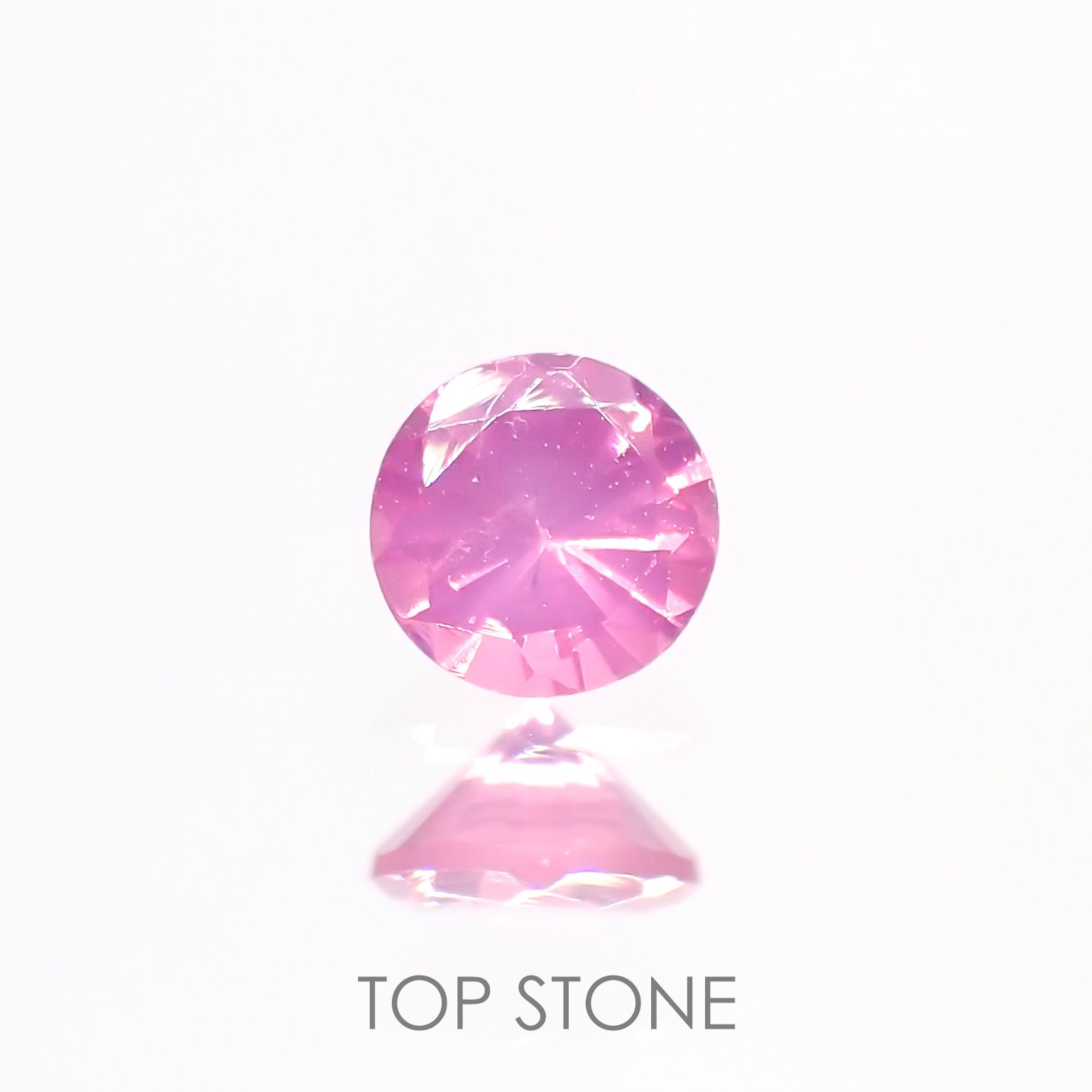 ホットピンクスピネル タンザニア産 ルース 0.14ct[210912591]3×3mm前後