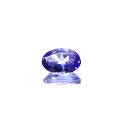 タンザナイト(宝石名タンザナイト)タンザニア産 0.47ct 識別済[240628337]6x3.9mm前後