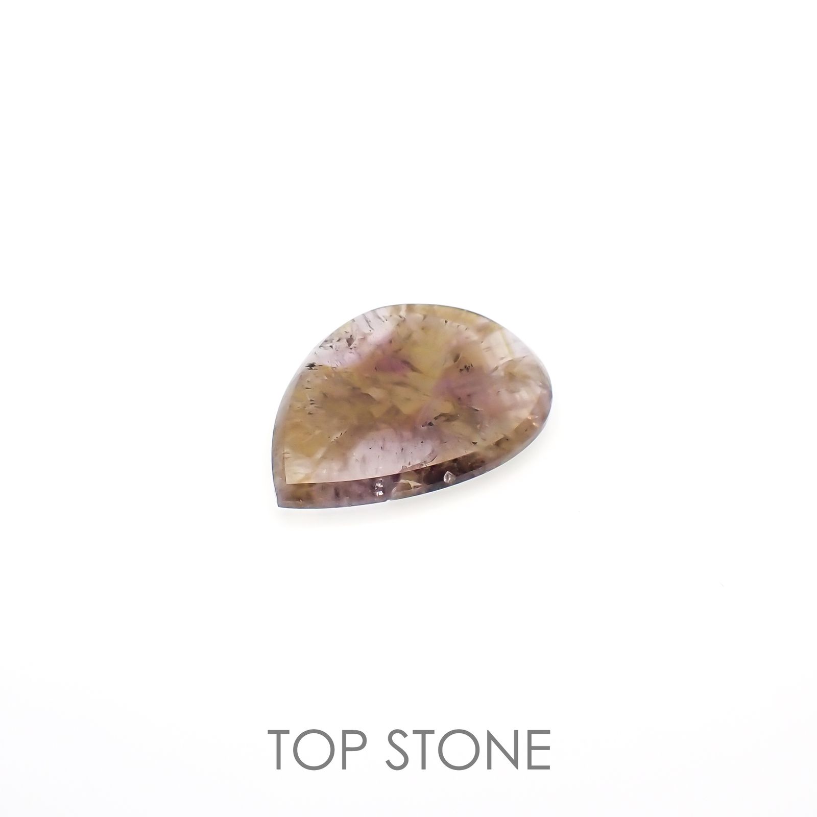 トラピッチェアメトリン 偏光板2枚付き  ブラジル・ミナスジェライス州産 10.15ct[220918107]25.8x18.9mm前後
